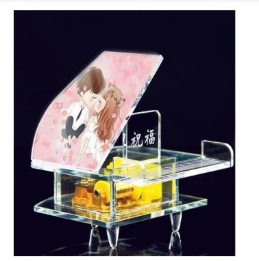 【i930個性小舖】-水晶鋼琴音樂盒