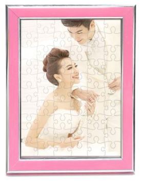 【i930個性小舖】-A4拼圖相框--枚紅色(含拼圖)
