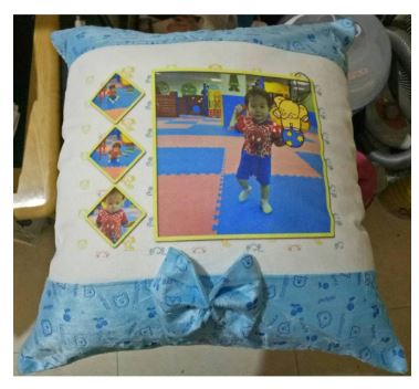 【i930個性小舖】-蝴蝶結抱枕-天藍色