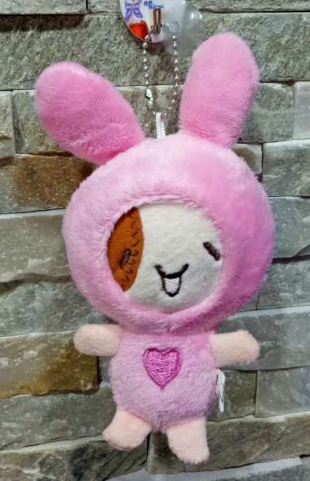 【i930個性小舖】-變臉娃娃--粉色表情兔(15cm)