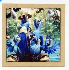 【i930個性小舖】3MM厚木質拼圖25顆