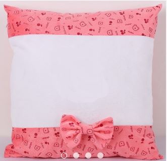 【i930個性小舖】蝴蝶結抱枕(淺橙色)